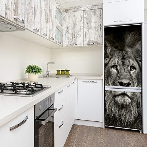 Autocollant frigo lion 70x190cm sticker de décoration adhésif mural - 4