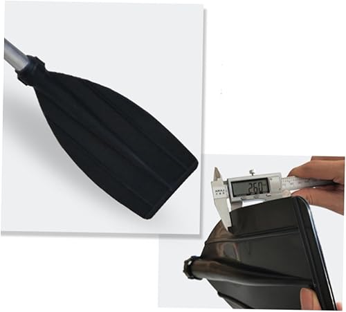 Miniatura 9 de BESPORTBLE Remo de barco de remo doble extremo Kayak paleta de doble propósito Kayak Paddle barco Remo aleación de aluminio s