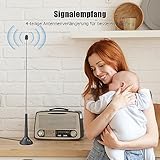 DAB Radio Aerial for Hifi System Indoor, Ancable 3M FM Indoor Radio Antenna for Tuner Stereo Amplifier Home Cinema System Home Theater System HiFi Receiver with Magnetic Base - Image 6