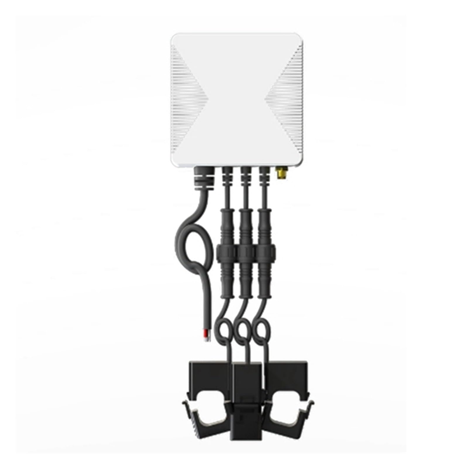 Compteur d'énergie Zigbee triphasé intelligent pour rail DIN 80A