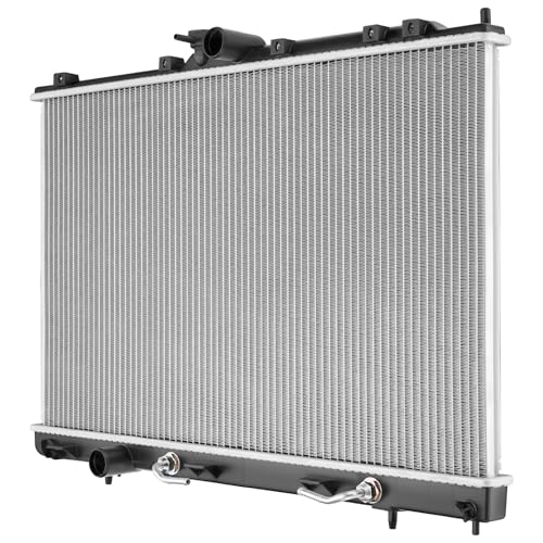 Image of BDFHYK 2617 Aluminum Radiator for Mitsubishi Outlander 2003-2006, CU2617 DPI 2617, 1-Row 16mm Core, Direct Fit Replacement, OE 1350A176 MI3010198 MN180842 MR968434 MR993927 MZ690925