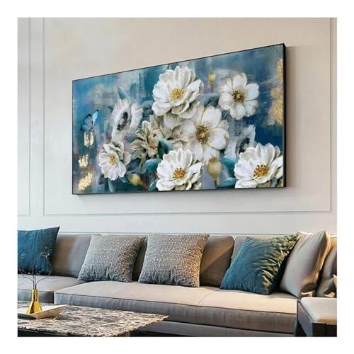 Affiches aquarelles florales pour habiller un grand mur vide sans cadre