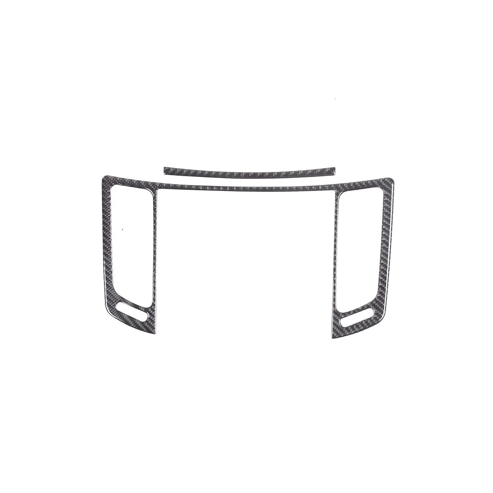 Kratzfeste Armaturenbrettverkleidung Für G25 G27 G37 2007-2013 Zentrale Konsole Conditioner Outlet Rahmen Abdeckung Trim Aufkleber Auto Zubehör(Schwarz)