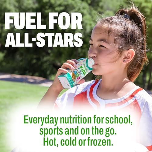 Image of Orgain Organic Kids Nutritional Dairy Protein Shakes, Fruity Cereal, Healthy Kids Snacks, 8g Grass-Fed Protein, 3g Fiber, 22 Vitamins & Minerals, No Soy Ingredients, Non-GMO, 8.25 Fl Oz, Pack of 12