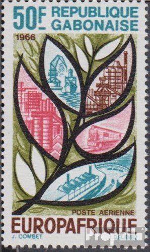 Prophila Collection Gabon Michel.-No..: 250 (Completa Edizione) 1966 €uropafrique (Francobolli per i Collezionisti)