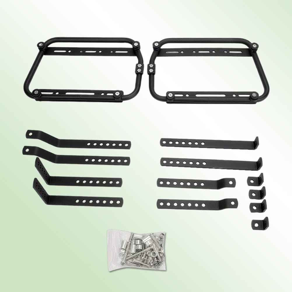 Valigia Laterale Per Moto Da 38 Litri Con Staffa Di Montaggio Valigia Universale In Alluminio A Sgancio Rapido Ideale Per Viaggi E Rimessaggio Durevole E Di Lunga Durata(Argento)