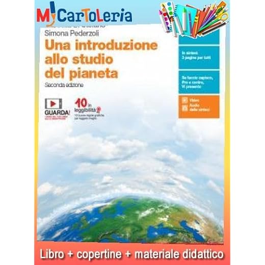 UN INTRODUZIONE ALLO STUDIO DEL PIANETA (9788808357441) + copertine + Il tuo libro scolastico copertinato con articoli di cartoleria per la scuola