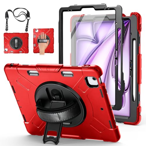 Image of Miesherk STOCK Case for iPad Air 13 Inch M4 2026 / M3 2025 /M2 2024 Red