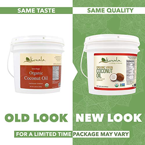 Kevala Organic Coconut Oil , 128 Fl Oz #TOP3
