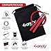 ZANOTY Jump Rope for Fitness - Tangle Free Skipping Rope both for Men & Women - Adjustable Length Crossfit Jumping Ropes for Speed Workout - Ideal for Boxing, Gym, Weight Loss & Indoor Exercise