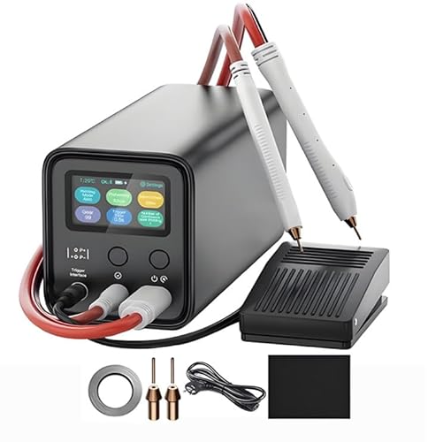 Image of SICWEDIM New Capacitor Battery Spot Welder,10kw Pro Spot Welder - 3-in-1 Mode Control (Auto/Manual/Foot Pedal) for Battery Packs | 0.01-0.04cm Nickel/Copper/Aluminum Welding