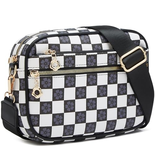 Image of Crossbody Purse for Women Small Crossbody Bags Trendy Vegan Leather with Adjustable Shoulder Straps Gift for Mother Wife Mom