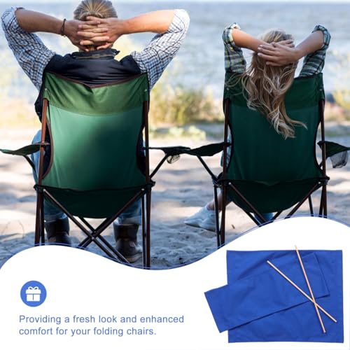 Image of balacoo Director Chair Replacement Canvas Seat Cover Foldable Camping Chair Cloth with Bamboo Rods for Fishing Picnics Outdoor Repair 20.59 X 16.25 in