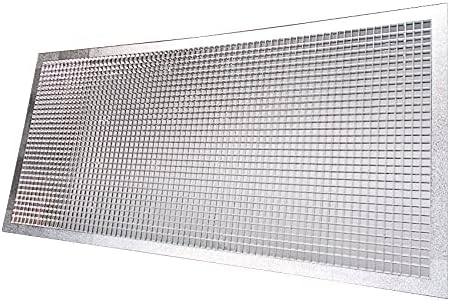 KastLite Para-Lite 1 Parabolic Louver | Silver Polystyrene | 22.5 x 46.5 with ½” x ½” cell Size | Flange Style | 2 Pack