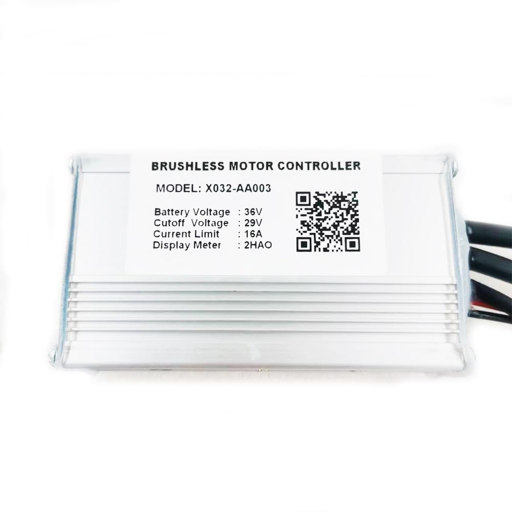 X032-AA003 Contrôleur de Vélo Électrique 36V 16A Contrôleur de Moteur sans Balais pour Vélo Electrique Scooter E-Bike Affichage 2HAO