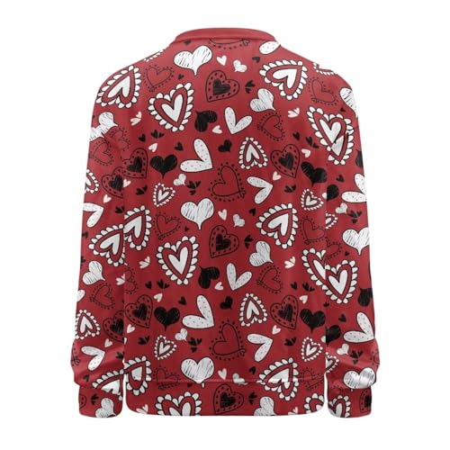 2024 Fall Long Sleeve Sweaters for Men Women Casual Crew Neck Sweatshirt Plus2