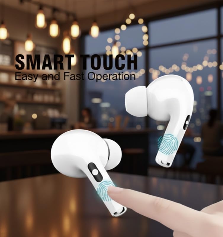 Image of Bluetooth Ear Buds with Fast Pairing Portable Charging Case Noise Isolation Mic for Calling Music Gaming (Design 112)
