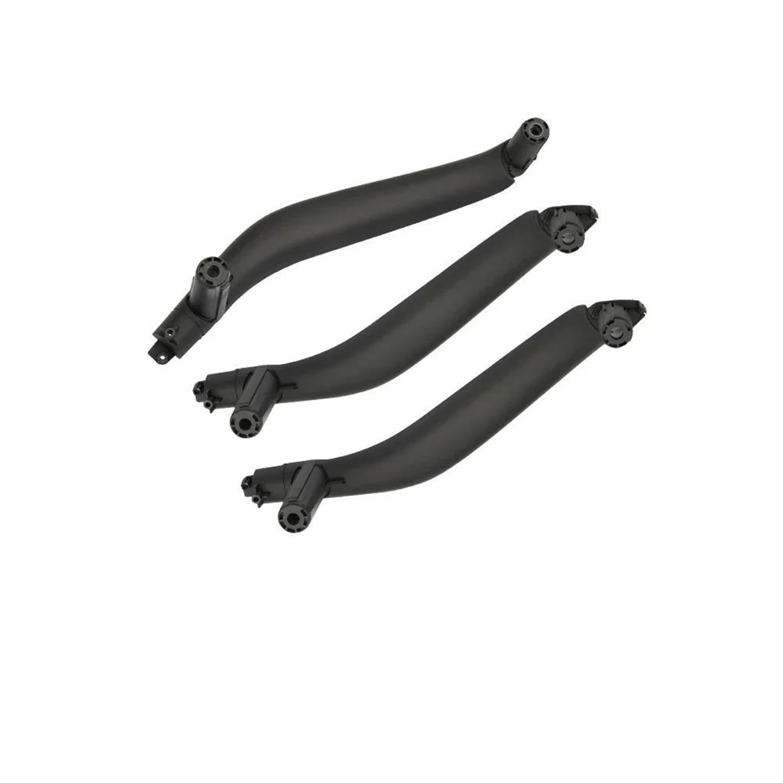 YESKIT LHD Car Interior Door Inside Pull Handle Sets Replacement for BMW X5 X6 F15 F16 2014-2018(Black)