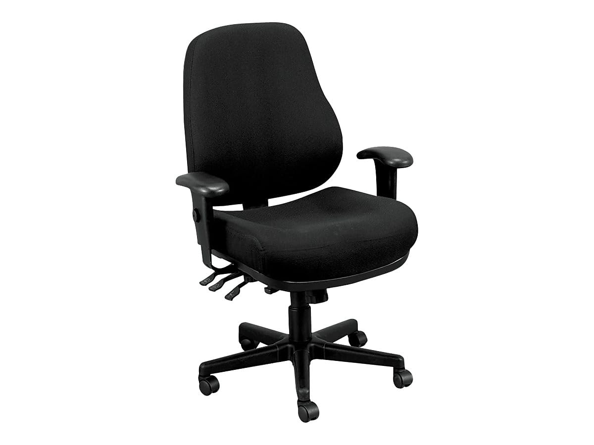 Eurotech 24/7 Fabric Task Chair, Dove Black (24/7-BLKDOVE)