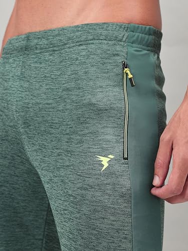 Image of TECHNOSPORT Men's Slim Fit Active Running Track Pant - (MPP681-123-P) Pack of 1