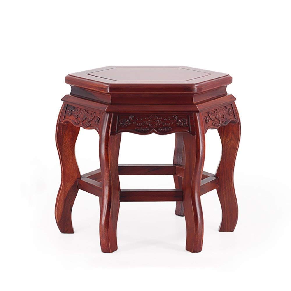 Tabouret tambour en bois pour ranger et s'asseoir dans les petits salons