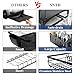 SNTD Dish Drying Rack for Kitchen Counter - Large Dish Rack with Drainboard, Rustproof Dish Drainer with Utensil Holder for Sink, Black