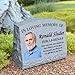 CUDMORERBE Personalized Memorial Garden Stones for Loved Ones Lost, Weatherproof Memorial Gravestones Tombstones Custom with Photo, Sympathy Memory Gifts for Loss of Loved Ones Dad Mom
