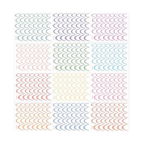 12 Sheets Self-Adhesive Nails Decals French Tip Nails Stickers Nails Art Decorations French Line Nails Art Stickers
