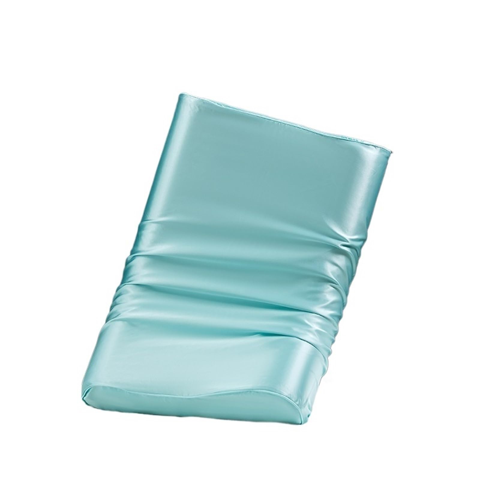 Silk pillowcase Silk Pillow Cover Satin Pillowcase For Solid Cushion Hair Skin Protect Decorative Case 30x50cm/40x60cm(Color 7,1PCx40x60x10x12cm)