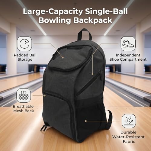 Mochila de bolos para jugadores que buscan comodidad en sus entrenamientos semanales 3