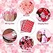 Piklodo 120 Sheets Valentines Day Tissue Paper Gift Wrapping Paper 12 Design Light Pink Red Heart Pattern Decorative Paper Art Tissue for Gift Bag Decorations Wedding Birthday Baby Shower Party Favor