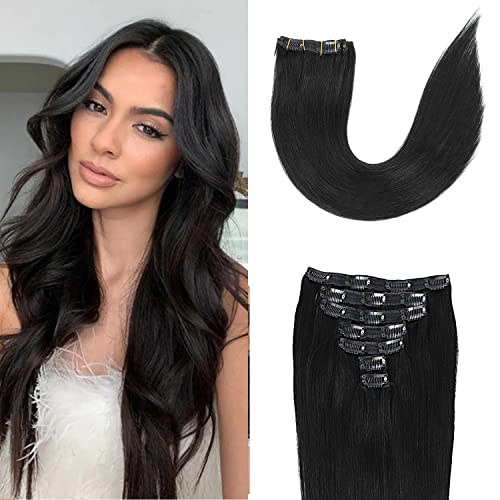 BestAphrohair Clip in Hair Extensions Real Human Hair