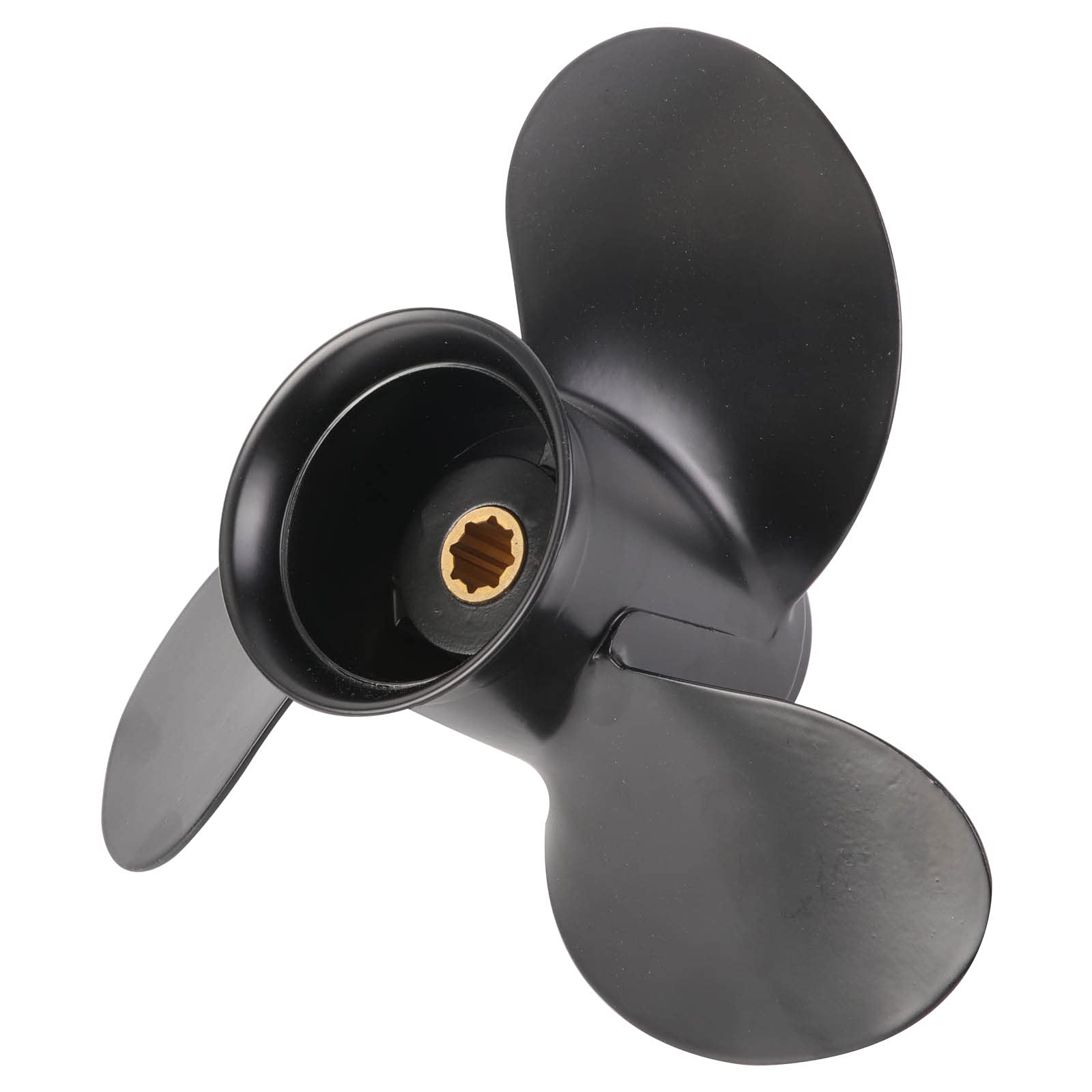 FEIDKS 48-828156A12 Upgrade Aluminum Outboard Propeller 9 x 9 for Mercury Marine Engines 6HP 8HP 9.9HP 10HP 15HP 8 Spline Tooth, 2-1/2" Gearcase, RH