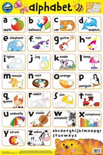 Amazon.co.jp: Alphabet: Magnetic Wallchart : 洋書