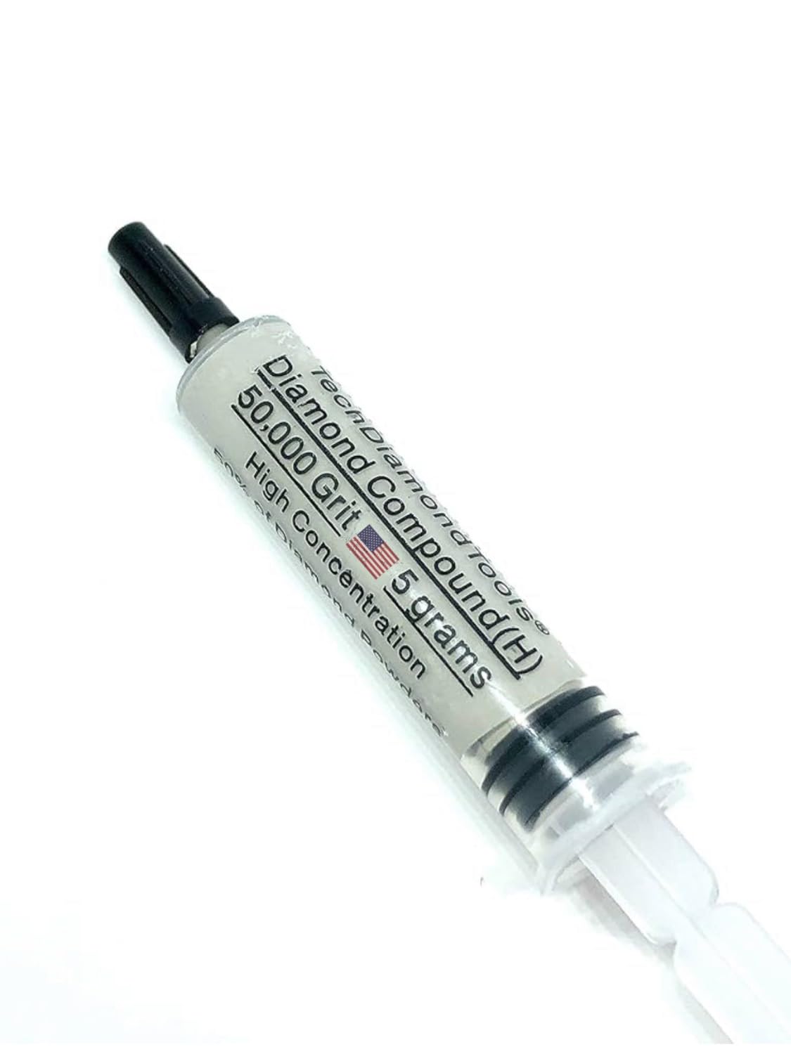 TechDiamondTools Diamantpolierpaste Polierpaste 50.000 Körnung 0-0,5 Mikron zum Endpolieren 5 Gramm mit hoher (H) 50% Konzentration von Damondpulver