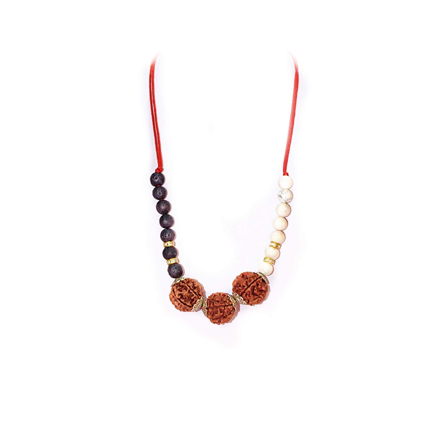 RUDRADIVINE Saraswati Rudraksha Kavach with Real 6, 5, 4 Mukhi/Faced Nepali Rudraksha Necklace For Unisex Adult and Ying Yang Tai Chi Balance/Combination for Gain in Knowledge and Concentration (B07RFLRDJX) Amazon Price History, Amazon Price Tracker