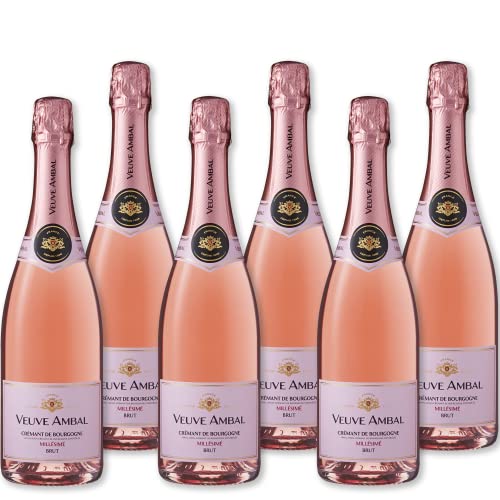 Veuve Ambal Cuvée Millésimée Rosé - Crémant de Bourgogne - Brut - Lot de 6 bouteilles Cover