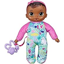 Baby Alive Soft n Cute Doll, Brown Hair, 11-Inch First Baby Dolls, Washable Soft Toys for Toddlers, Easter Gifts for Kids, 18 Months+