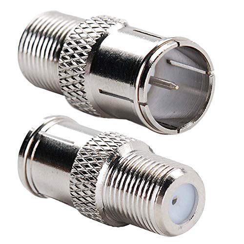 Conectores coaxiales F tipo Push On 10 unidades miniatura 2