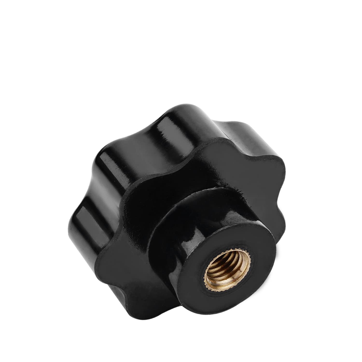 6 Dadi A Stella M10 50mm - Manopole Zigrinate In Ferro Zincato Per Macchine - Foto 8