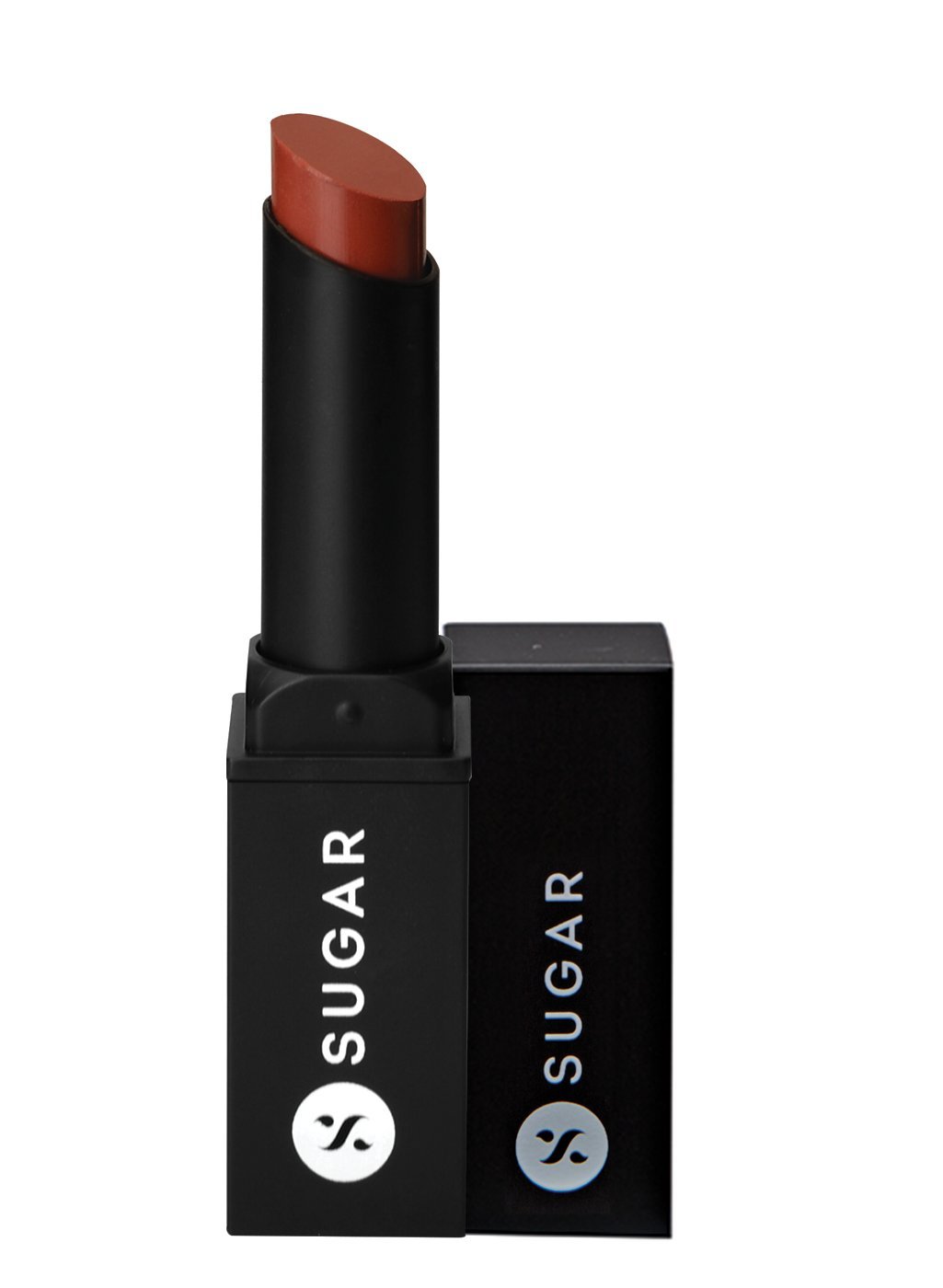 SUGAR Cosmetics Never Say Dry Crème Lipstick 06 Raisin Helen (Rose Brown), 3.5 g