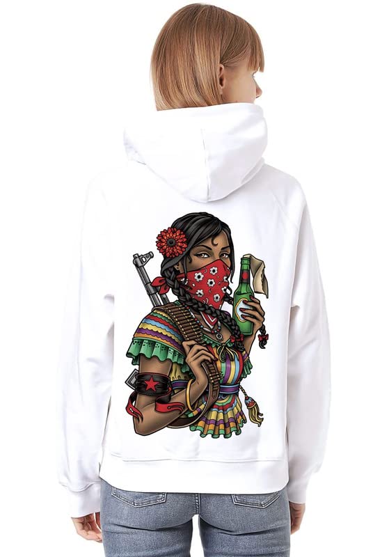 Image of VLAM Back Printed Women Stylish Design Unisex Hoodie