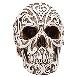 Large Skull Piggy Bank for Adults - Boho Skeleton Heads Coin Bank Money Jar Halloween Day Dead Goth Home Decor Best Gift for Kids, Designed for All US Coins
