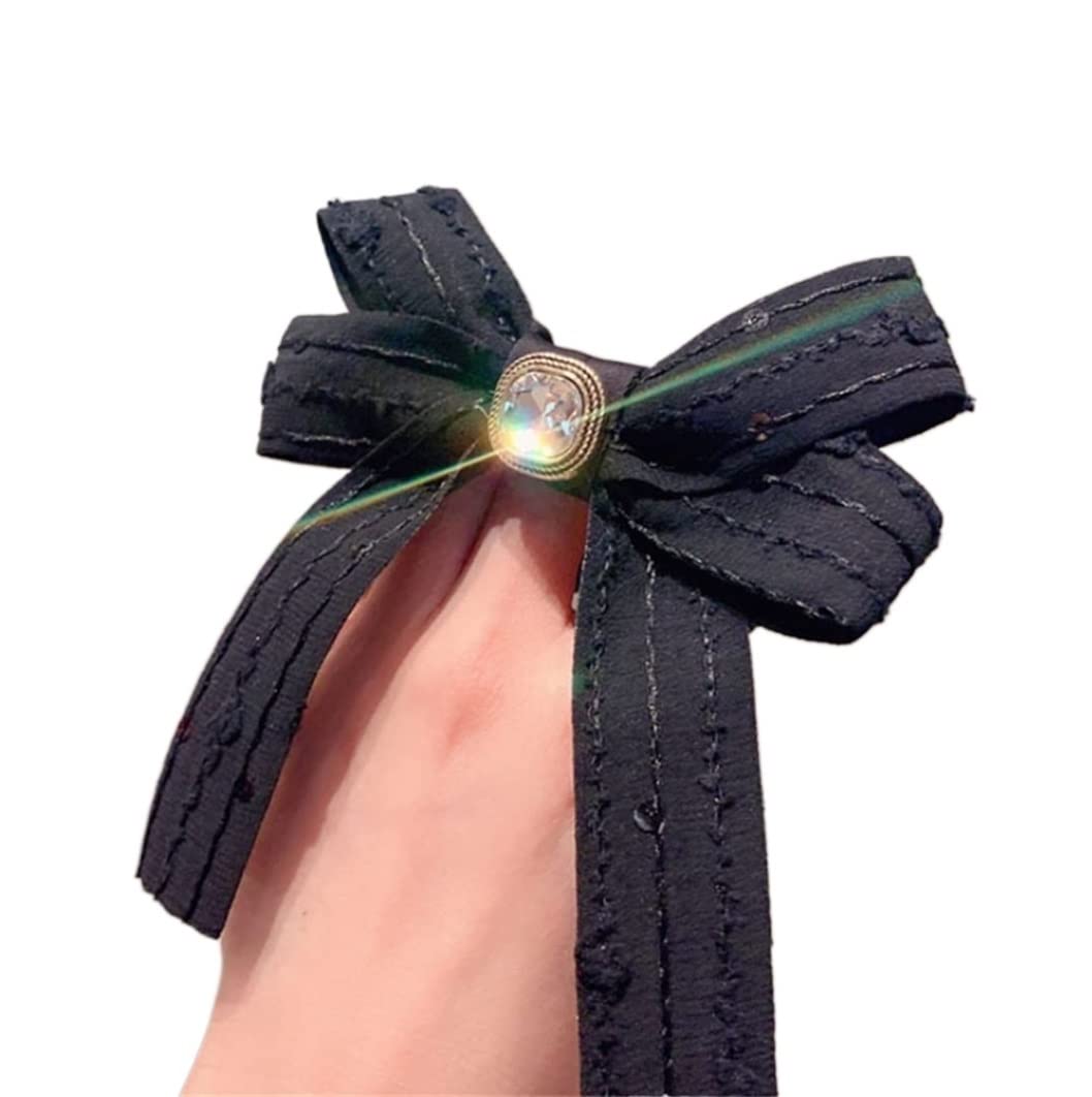 Feste Elastici Capelli 2 Pezzi Strass Nodo Fiocco Scrunchies Capelli Cavallo Accessori Per Per Ragazze Decorazione