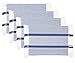 Sticky Toffee Cotton Woven Placemat Set with Fringe, Traditional Diamond, 4 Pack Placemats, Blue, 14 in x 19 in