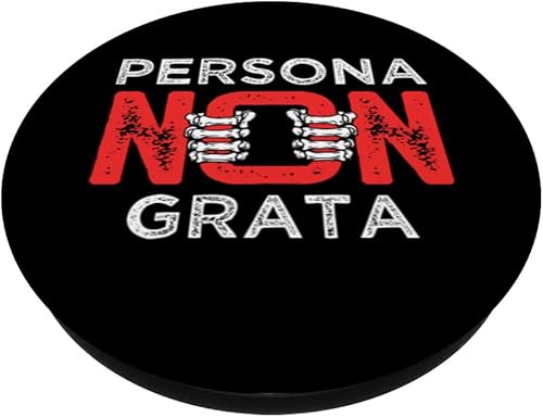 Vista 2 de Persona Non Prison Grata Inmate Correctional Officer Jail PopSockets Swappable PopGrip