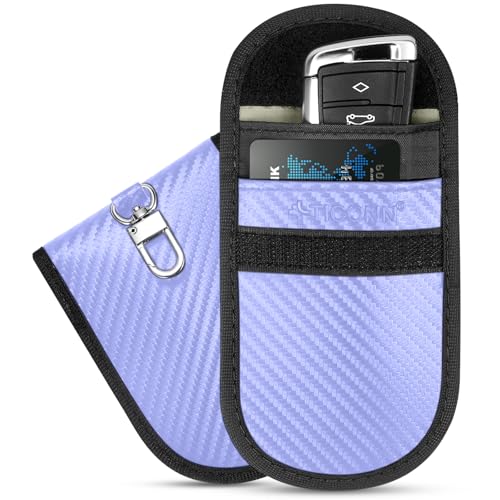 Sac Faraday TICONN protégez votre clé de voiture avec notre étui antivol bleu