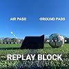 QUICKPLAY Dual Angle Replay Block Portable Modular Soccer Rebounder (Replay Block Only)