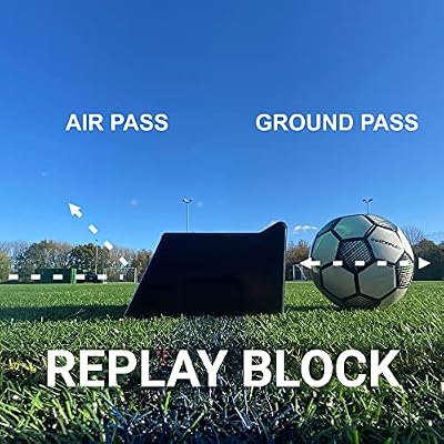 QUICKPLAY Dual Angle Replay Block Portable Modular Soccer Rebounder (Replay Block Only)