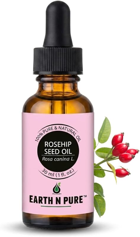 Óleo de semente de Rosa Canina EARTH N PURE prensado a frio, 30 mL